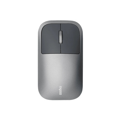 Компьютерная мышь, Rapoo, M700 Silent, Оптическая, 1300 dpi, Беспроводной, 2.4 Ггц., Bluetooth 3.0/ 5.0, Эффективная дистанция 10 м., Литиевая встроенная батарея, Серый