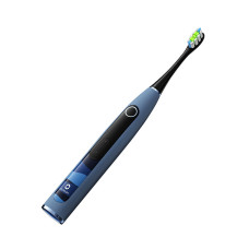 Зубная электрощетка, Oclean, X10 Blue, C01000471, 80 000 об/мин., 5 режимов чистки зубов, Щетинки Dupont Diamond & W-Shape, До 60 дней работы от аккумулятора, Защита от влаги IPX7, Синий