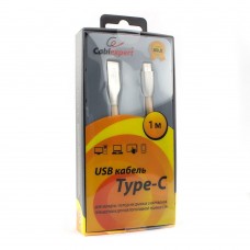 Кабель USB, Cablexpert CC-G-USBC01Gd-1M, 1.0м 