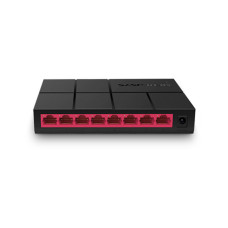 Коммутатор, Mercusys, MS108G, 8 портов 10/100/1000 Мбит/с (RJ45) Auto MDI/MDIX, Неуправляемый