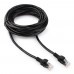 Патч-корд Cablexpert PP12-5M/BK, черный Cable Patch cord UTP 5e-Cat 5 m