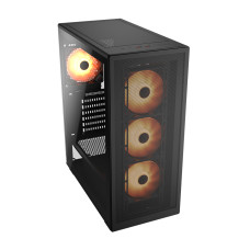 Компьютерный корпус, Cougar, MX220 RGB, ATX/Micro ATX/Mini ITX, USB 1*Type C/2*3.0, 4 Pole Headset Audio Jack, RGB Button, Кулер 4*12см ARGB, Высота процессорного кулера до 160 мм, Длина VGA до 340мм, 2*3.5"/2+2*2.5", Толщина 0,6мм, 485x205x393м Компьютерный корпус, Cougar, MX220 RGB, ATX/Micro ATX/Mini ITX, USB 1*Type C/2*3.0, 4 Pole Headset Audio Jack, RGB Button, Кулер 4*12см ARGB, Высота процессорного кулера до 160 мм, Длина VGA до 340мм, 2*3.5"/2+2*2.5", Толщина 0,6мм, 485x205x393м