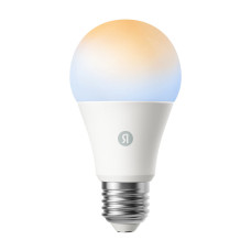Умная лампочка, Яндекс, YNDX-00551, E27, 9 Вт, 806 лм, 2700-6500 К, Wi-Fi(2,4 ГГц), Экосистема Яндекс, белый