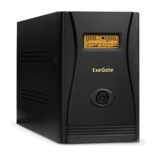 Блок бесперебойного питания ExeGate LLB-2200.LCD.AVR.2SH.RJ.USB 