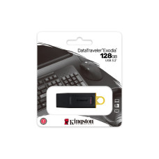 USB-накопитель, Kingston, DTX/128GB, 128GB, USB 3.2, Чёрный USB-накопитель, Kingston, DTX/128GB, 128GB, USB 3.2, Чёрный