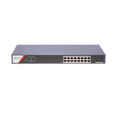 Коммутатор Hikvision DS-3E1518P-SI-16P2F