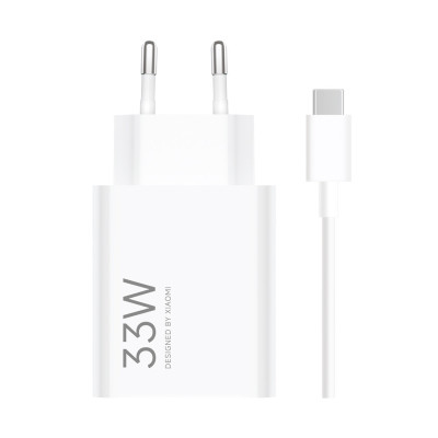 Адаптер питания, Xiaomi, 33W Charging Combo (Type-A), BHR9956EU/MDY-16-EF, 100-240В, 50/60Гц, 0,8А, Белый