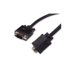 Интерфейсный кабель, iPower, iPiVGAMM18 , VGA 15M/15M 1.8 м., Чёрный