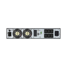 Источник бесперебойного питания, APC, Easy UPS SRV3KRIRK-E , Комплект: SRV3KRI-E -1шт, SRVRK1-1шт, Онлайн, Мощность 3000ВА/2700Вт, Стоечный 2U, 230В, Вых: 6x IEC C13 + 1x IEC C19, Intelligent Card Slot, LCD, W/ Rail Kit, APCRBCV202, Чёрный