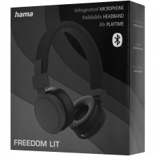 Беспроводная стереогарнитура Hama Freedom Lit, 00184084, Черный 