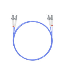 Патч корд оптоволоконный,, LC/UPC-LC/UPC MM OM4 50/125 Duplex 3.0мм 1 м, LSZH
