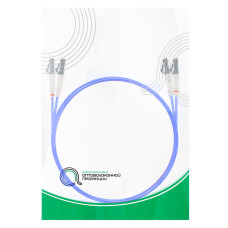 Патч корд оптоволоконный,, LC/UPC-LC/UPC MM OM4 50/125 Duplex 3.0мм 1 м, LSZH
