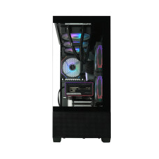 Компьютерный корпус, Zalman, CHRONIX V2 Black, CHRONIX V2 Black, ATX, 1*3.5"/2*2.5", Высота кулера до 165 мм, Длина VGA до 410 мм, 436х215х487 мм, Без Б/П, Черный