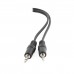 Аудиокабель Cablexpert CCA-404-10M, 10m Cable Audio, 3.5mm/m - 3.5mm/m, AUX, black