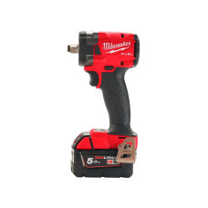 Гайковерт, Milwaukee, M18 FMTIW2F12-502X FUEL(4933478450), 18 В бесщеточный гайковерт, SQ 1/2" (кольцо). 1/2/3 скорость 475/610/745/47 Нм. 2 Li-Ion аккумулятора 5 Ач. турбо з/у M12-18 FC. вес 1.9. кейс