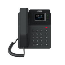 IP-телефон, Fanvil, V60W, 4 линии SIP, Wi-Fi 2,4G/5G, 2xFE PoE, цветной экран 320x240, конференц-связь на 6 участников, 6 клавиш DSS, блок питания в комплекте