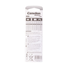 Батарейка, CAMELION, AG9-BP10(0%Hg), Alkaline, AG9, 1.5V, 0% Ртути, 10 шт. в блистере