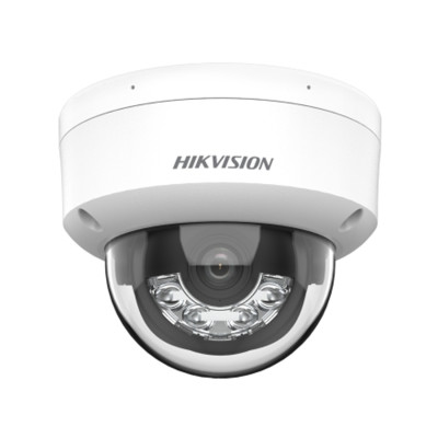 IP видеокамера, Hikvision, DS-2CD1143G2-LIU, Купольная, CMOS- матрица 1/3" progressive Smart, ИК/Белая до 30м, 4 mp, 0.005 Lux F1.6, Фиксированный f2.8мм, Аудио 1Микрофон, 1MicroSD до 512Gb, WDR, IP67, PoE 12VDC
