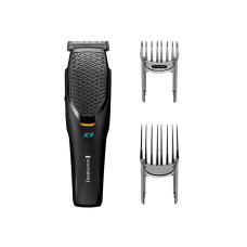 Машинка для стрижки, Remington, HC3000, 23 настройки длины стрижки, Работа от сети/аккумулятора, Самозатачивающиеся лезвия, Влажная очистка, 2 насадки, Время работы 45 мин, Мощность 4.8 Вт, Черный