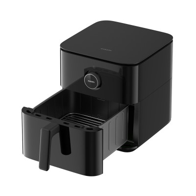 Аэрогриль, Xiaomi, Smart Air Fryer 6.5L (MAF10 /BHR7357EU), Объем чаши 6.5 л, Мощность 1800 Вт, Диапазон температуры 40°-220°, Конвекционный нагрев на 360, OLED дисплей, Поддержание температуры, Управление через приложение, Черный