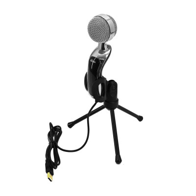 Микрофон с подставкой Ritmix RDM-127 USB, Черный