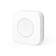 Беспроводная кнопка, Xiaomi, AQARA Wireless Switch Mini, WXKG11LM, 12 х 45 х 45 мм, Zigbee, Батарея: CR2032, Беспроводная работа с центром умного дома Aqara Hub по протоколу Zigbee, Легко настроить в приложении Aqara для iOS, Android, Стикер для наклеиван