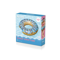 Круг для плавания Donut 107 см, BESTWAY, 36118, Винил, 12+, Оригинальной формы, Цвет в ассортименте, Цветная коробка