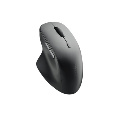 Компьютерная мышь, Rapoo, M50 Plus Silent, 3D, Оптическая, 1000dpi, Беспроводной 2.4 ГГц, Нано-ресивер, Эффективная дистанция 10 м., Батарейки в комплекте, До 9 месяцев работы на одном заряде, Чёрный