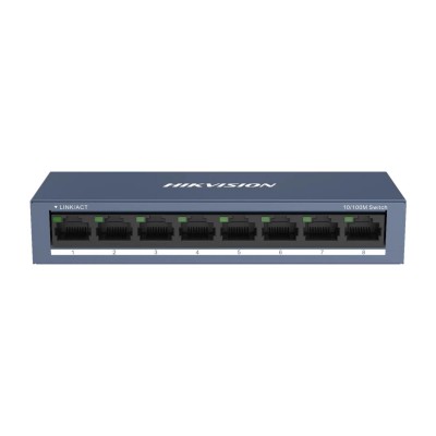 Сетевой коммутатор Hikvision DS-3E0108-O Switch 8 port 10/100M desktop