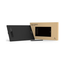 Графический планшет, XP-Pen, Star G960S PLUS, Разрешение 5080 lpi, Чувствительность к нажатию 8192, Интерфейс USB, Рабочая область 9"х6" (228,8 x 152,6 мм), Перо Безбатарейный стилус PH2 (с цифровым ластиком), Чёрный