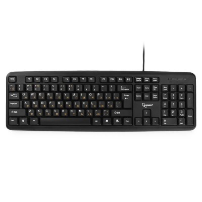 Клавиатура USB, Gembird  KB-8320UXL-BL, Черный KeyBoard black