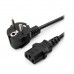 Кабель питания, Cablexpert PC-186-1-5M, 5м, Черный Cable power, Schuko - C13, black Кабель питания, Cablexpert PC-186-1-5M, 5м, Черный Cable power, Schuko - C13, black