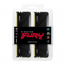 Оперативная память Kingston Fury Beast RGB, KF436C18BB2AK2/32, DDR4, 32 GB 