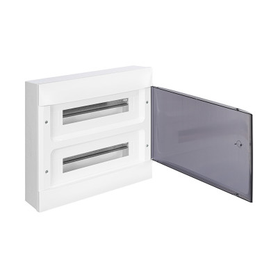 Щит навесной, Legrand, 137617 Practibox S, 2х18 IP40 Дымчатая дверь