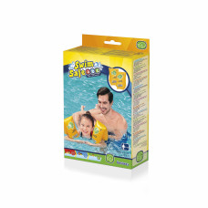 Нарукавники для плавания Wondersplash 30 х 15 см, BESTWAY, 32110, Винил, 5-12 лет, Двухкамерные, Жёлтые, Цветная коробка