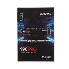 Твердотельный накопитель SSD, Samsung, 990 PRO MZ-V9P1T0BW, 1 TB, M.2 2280, PCIe 4.0 x4 NVMe, 7450/6900 Мб/с
