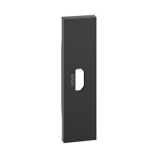 Лицевая панель, Bticino, KG14, Living Now для розетки HDMI 1 модуль черный