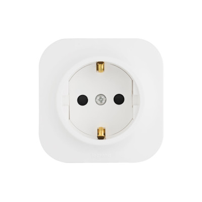 Розетка с зк с зш, Legrand, 782420, Forix 16A 250В IP20 накладная белый