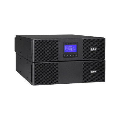 Источник бесперебойного питания, Eaton, 9SX11KiRT, Комплект: 9SX11KiRT - 1шт, 9SXEBM240 - 1шт, рельсы 2шт, Онлайн, Стоечный 19" 6U, Мощность 11000ВА/10000Вт, Диапазон работы AVR: 176-276В (с возможностью регулировки до 100-276В), Бат.: 12В/7 Ач*20шт.