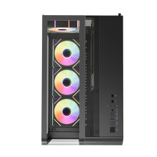 Компьютерный корпус, 1STPLAYER, RT7 BK, RT7-BK-3FC7R-1FC7, ATX / M-ATX / ITX, 2*3.5"/3*2.5", Кулер 4*12см, Высота кулера до 157 мм, Длина VGA до 400 мм, 443280440 мм, Без Б/П, Черный Компьютерный корпус, 1STPLAYER, RT7 BK, RT7-BK-3FC7R-1FC7, ATX / M-ATX / ITX, 2*3.5"/3*2.5", Кулер 4*12см, Высота кулера до 157 мм, Длина VGA до 400 мм, 443280440 мм, Без Б/П, Черный