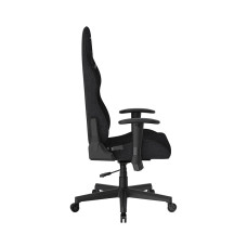 Игровое компьютерное кресло, DX Racer, GC/LPF24FBCFBB/N, Prince series, Рекомендуемый рост: до 180 см, Рекомендуемый вес: до 90 кг, Ткань, Угол наклона до 135°, 2D подлокотники, Нейлоновая основа кресла, Механизм качания: топ-ган, Черный