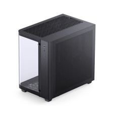 Компьютерный корпус, Jonsbo, TK-3, TK-3 Black, Mid-Tower, ITX/M-ATX/ATX, USB 3.0 Type-C*1/USB 3.0 *2/Audio+Mic*1, Высота процессорного куллера 165мм, Длина VGA до 420мм, 2*3,5" или 1*2,5"/1*3,5", Сталь, Закаленное стекло, 288*438*415мм, Без