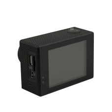 Экшн-камера, SJCAM, SJ5000X Elite, 4K/24fps, MicroSD до 128 Гб, Процессор Sony IMX078, Разрешение фото 4032х3024, 12 МП, 170°, Wifi 10 м/ 2.4GHz, 900mAh, 2" сенсорный дисплей, Чёрный