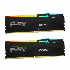 Оперативная память Kingston Fury Beast RGB (AMD), KF560C36BBEAK2-16, DDR5, 16 GB 