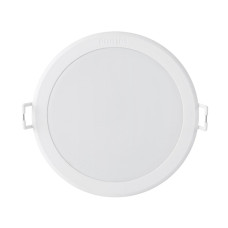 Светильник, Philips, 59449 105-9W-600lm-6500K-WH-recessed LED, MESON, Диаметр врезного отверстия 105мм, Мощность 9Вт, Световой поток 600Лм, Температура 6500К, Холодный, Цвет корпуса белый, Встраиваемый светодиод