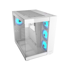 Компьютерный корпус, Cougar, FV150 RGB White, ATX/Micro ATX/Mini ITX, USB 1*Type C/2*3.0, 4 Pole Headset Audio, Кулер 4*12см ARGB, Высота процессорного кулера до 180 мм, Длина VGA до 400мм, 2*3.5"/1+1*2.5", Слот 7+3, Толщина 0,6мм, 400x300x420мм Компьютерный корпус, Cougar, FV150 RGB White, ATX/Micro ATX/Mini ITX, USB 1*Type C/2*3.0, 4 Pole Headset Audio, Кулер 4*12см ARGB, Высота процессорного кулера до 180 мм, Длина VGA до 400мм, 2*3.5"/1+1*2.5", Слот 7+3, Толщина 0,6мм, 400x300x420мм