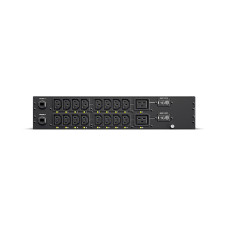 Блок распределения питания, ATS CyberPower PDU32SWHVCEE18ATNET (240В), Серия Switched ATS, Входной разъем IEC 60309 32A x 2, Выходной разъем IEC C19 x 2/IEC C13 x 16, Длина кабеля 3,05 м, Высота: 2U