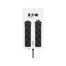 Источник бесперебойного питания, Eaton, 3S700D, Мощность 700ВА/420Вт, Диапазон работы AVR: 184-264В (с возможностью регулировки до 161-284В), Бат.: 12В/7 Ач*1шт., 8 вых.: 8 розеток Schuko (из них с питанием от батареи - 4), 2 USB порта с током до 2A, RJ-1
