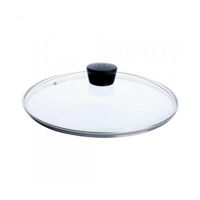 Крышка, Tefal, Cocoon 04240722, 22см, Жаропрочное стекло/нержавеющая сталь, Черный