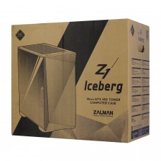 Корпус ATX midi tower Zalman Z1 Iceberg, (без БП), Черный 